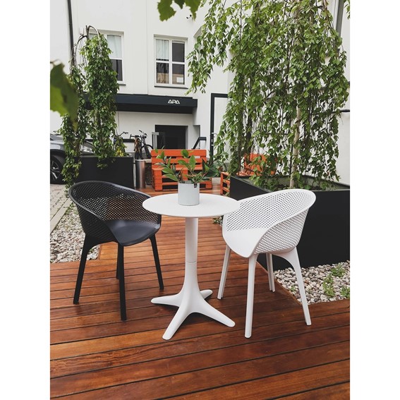 Zestaw 4 Krzeseł DACUN Białe