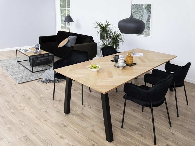 Krzesło z Podłokietnikami LIMA Czarny