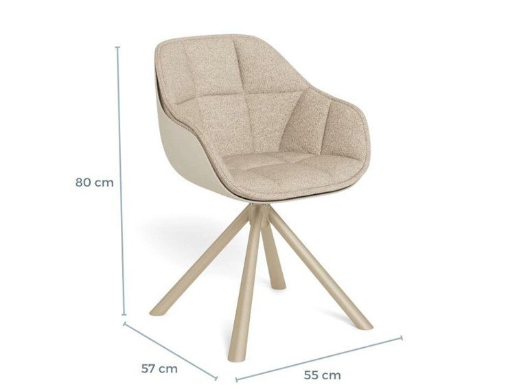 Krzesło LENNY Beżowy