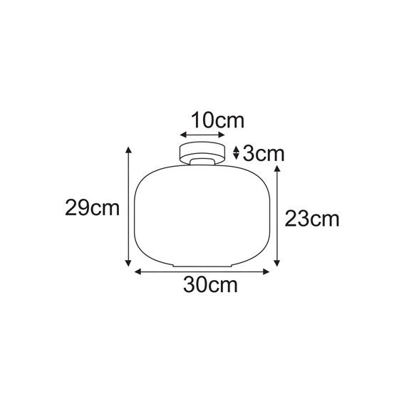 Lampa Sufitowa CAMPO K-5663 Grafitowy/Czarny