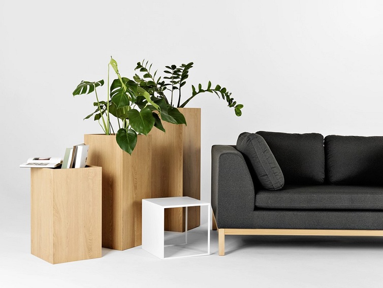 Donica PALMUS 100x35x35 – dąb(3395)