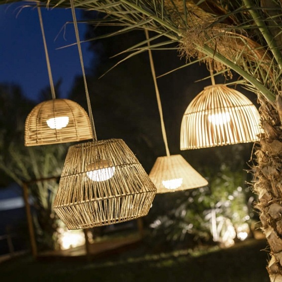 Lampa Wisząca SISINE 30 HANG IN&OUT BATTERY Naturalny