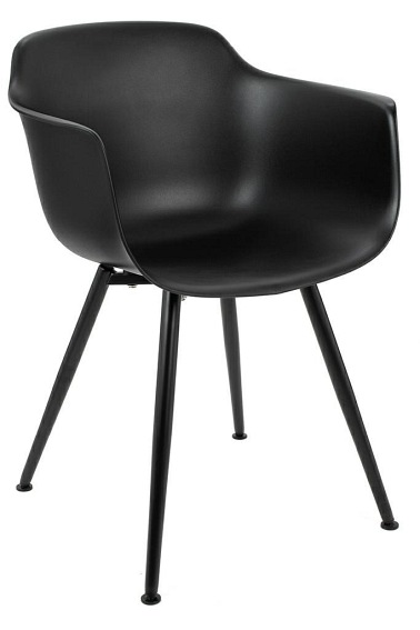 Krzesło Ecmo Arm 54x56x79 Czarny