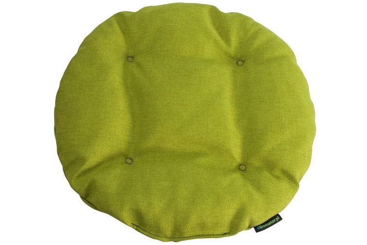 Okrągła Poduszka na Krzesło Ofelia 36cm Limonkowy