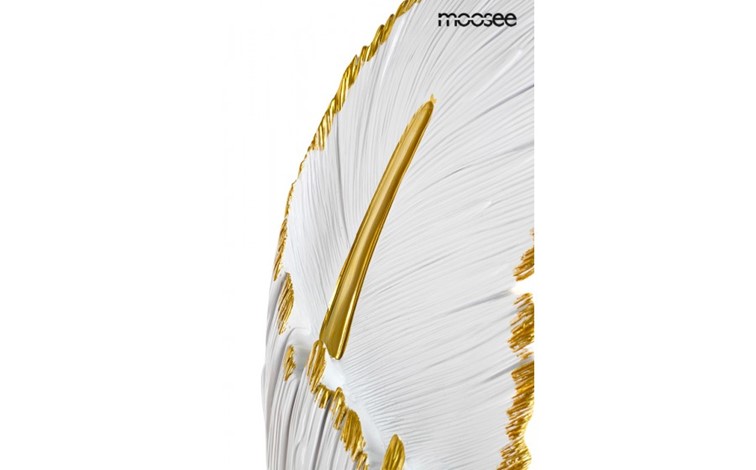 Lampa Ścienna PIÓRKO Biały/Złoty