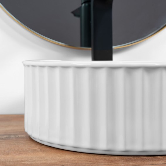 Umywalka Nablatowa CHARLOTTE Biały