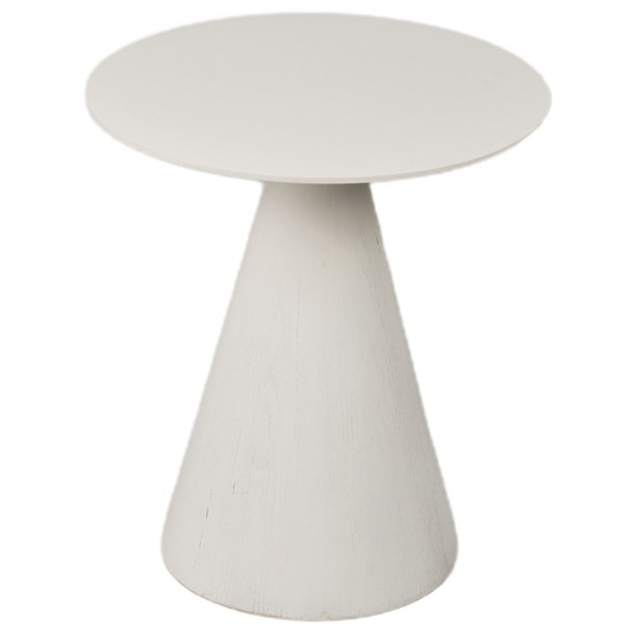 Stolik FLORENCE FL01W fi40 Biały