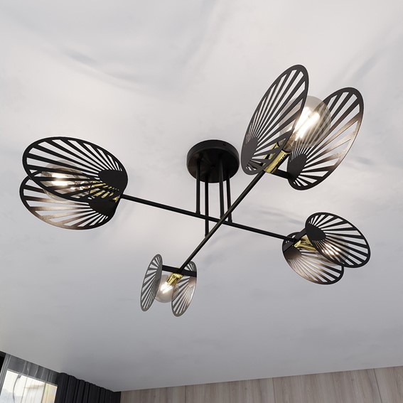 Lampa Sufitowa TALIA 4 Czarny