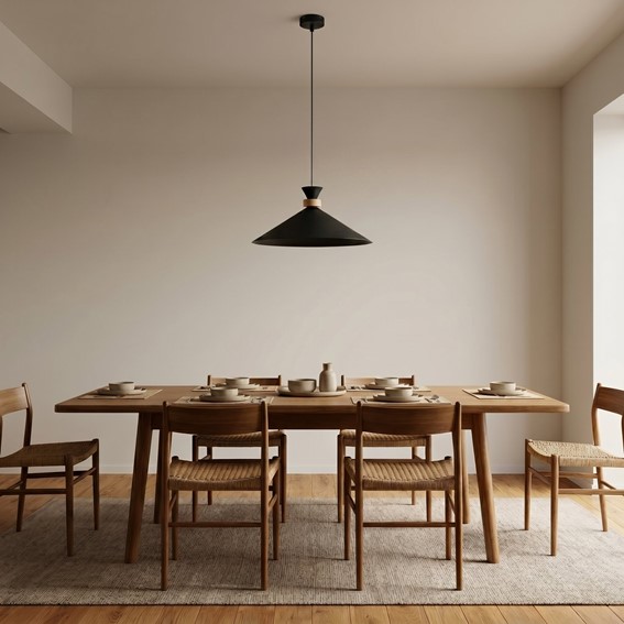 Lampa Wisząca OLIVO 1M Czarny