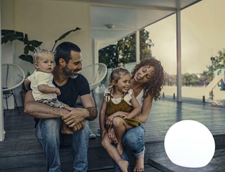 Lampa ogrodowa Buly 20 Biała, LED Zasil. Przewodowe