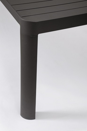 Stół Rozkładany Ogrodowy KIPLIN (240-180)x100cm Antracyt