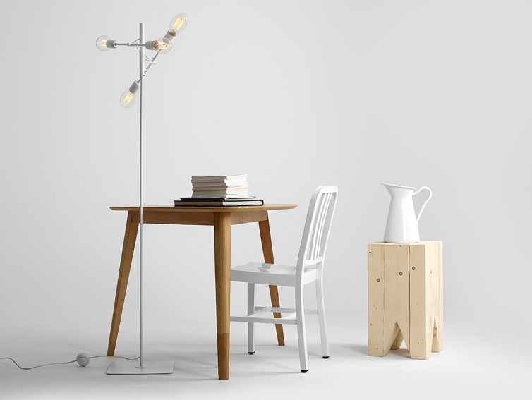 Lampa podłogowa TWIGO FLOOR 4 – biały