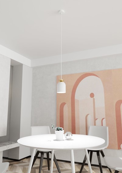 Lampa Wisząca TARGET 1 Biały