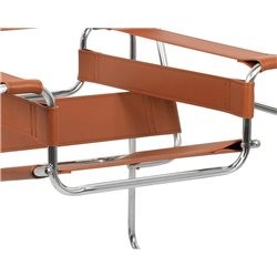 Fotel IVAN Brąz/Chrom