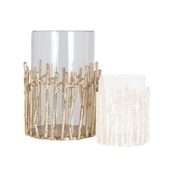 Świecznik LORETTA L Złoty