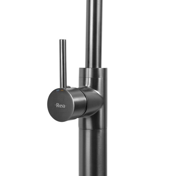 Bateria Umywalkowa Podłogowa LUNGO Tytan