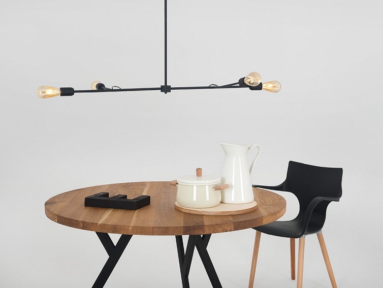 Lampa wisząca TRISO 4 – czarny