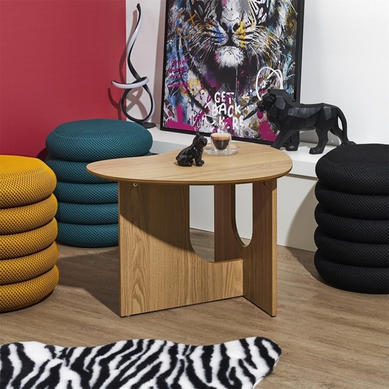 Stolik Kawowy CALYPSO 60x48cm Naturalny