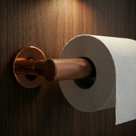Uchwyt na Papier Toaletowy 6611 MODERN Miedź