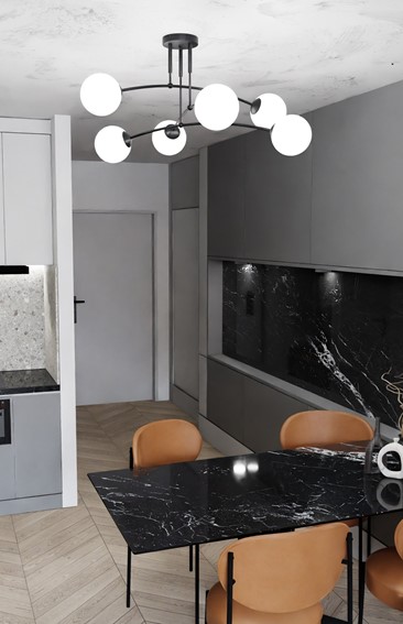 Lampa Sufitowa PREGOS 6 Czarny