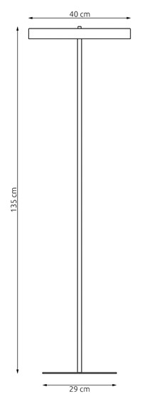 Lampa Podłogowa NEMO LP3 Pomarańczowy