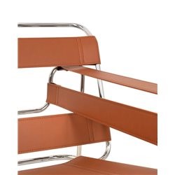 Fotel IVAN Brąz/Chrom