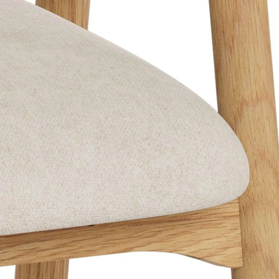 Krzesło ADDI Beżowy/Dąb Naturalny