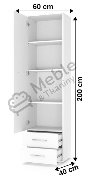 Regał LIMA REG1 Biały