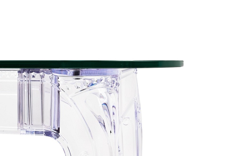 Stół KING 80x120 Transparentny/Poliwęglan