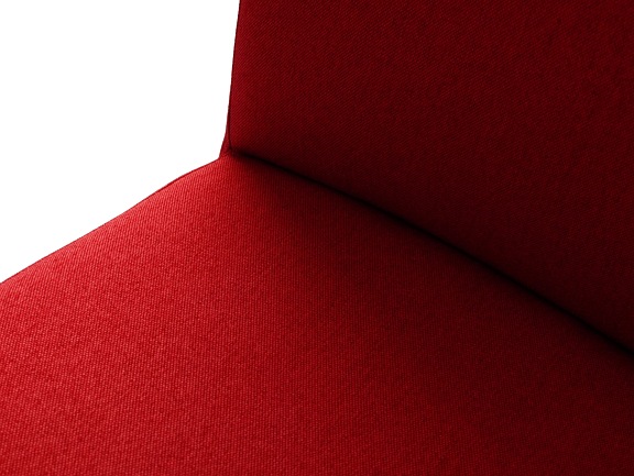 Stołek Barowy Wilton Bar 47x40x104 Krwista Czerwień/Naturalny