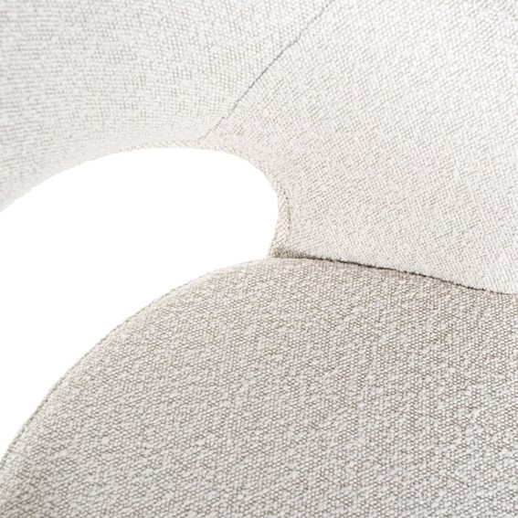 Krzesło Barowe SAVOY BOUCLE 82 Białe