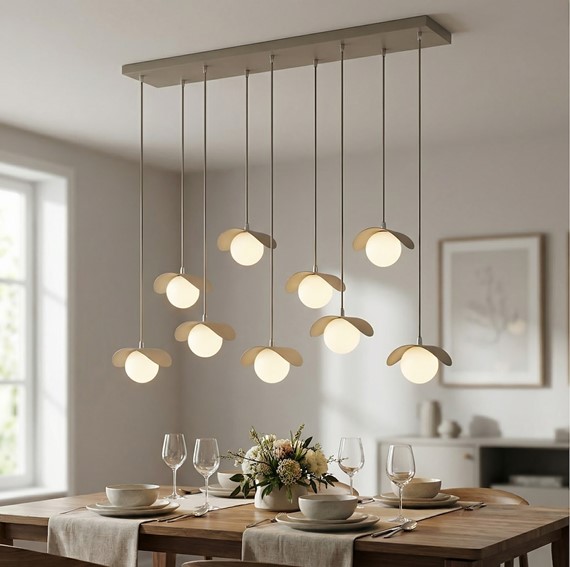 Lampa Wisząca RITUAL 9 Beżowy