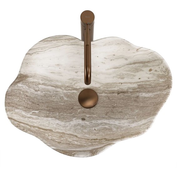 Umywalka Nablatowa PEARL SATURN Beżowy