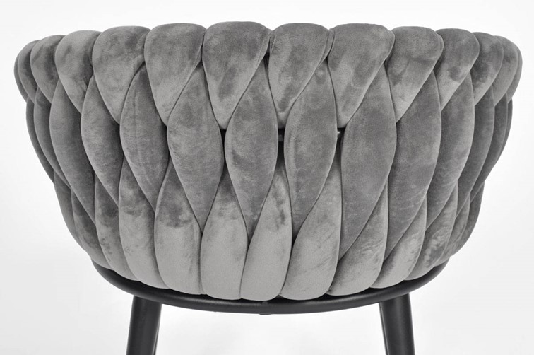 Krzesło ROSA Czarny/Szary