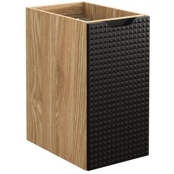 Szafka pod Blat LUXOR Dąb Olejowany/Czarny Mat