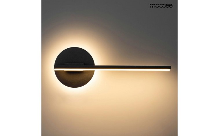 Lampa Ścienna HORIZON Czarny