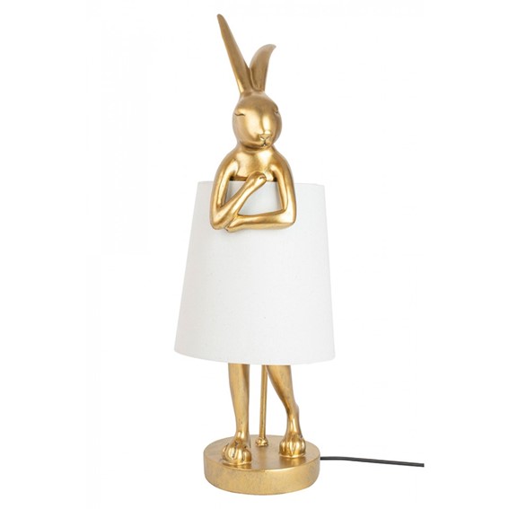 Lampa Stołowa RABBIT 50cm Złoty/Biały