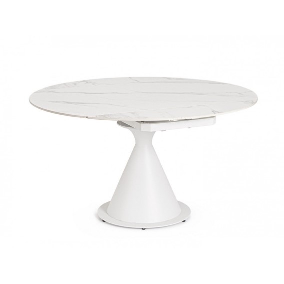 Stół Ogrodowy JONNI Rozkładany 85-135 Biały