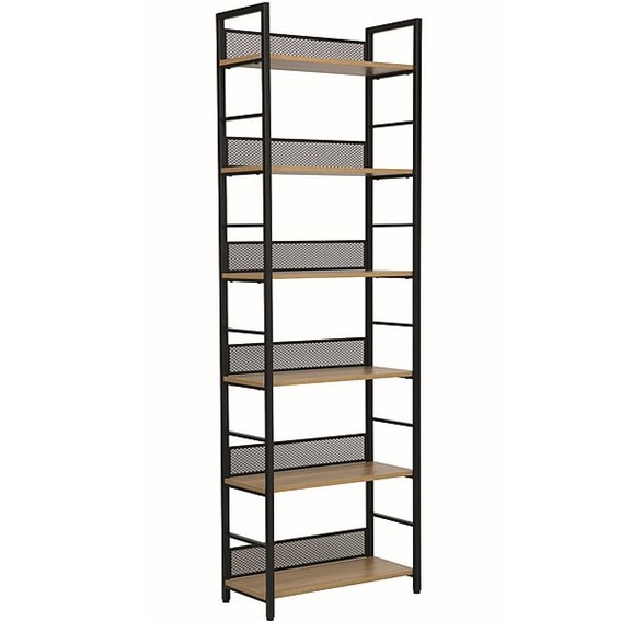 Regał RAW R6 Czarny/Dąb