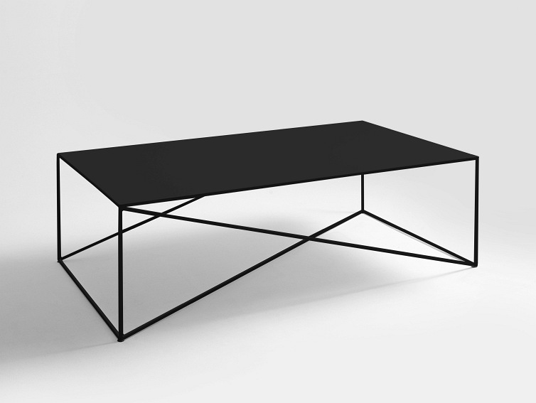 Stół Kawowy Memo Metal 140x80 Czarny