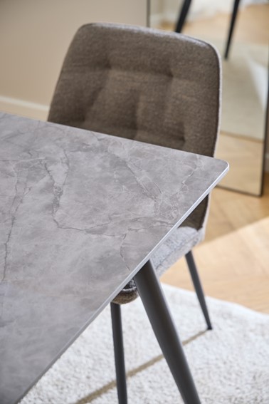 Stół WICKLOW 140x80cm Szary