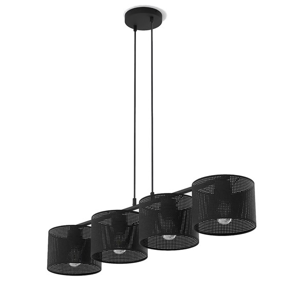 Lampa Wisząca LUX 4 Czarny