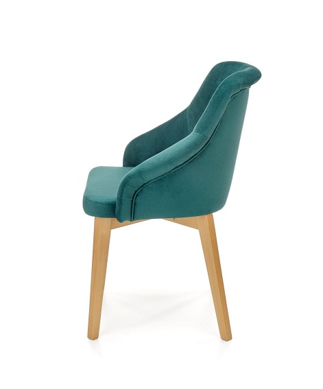 Krzesło TOLEDO 2 Dąb Miodowy/Monolith 37