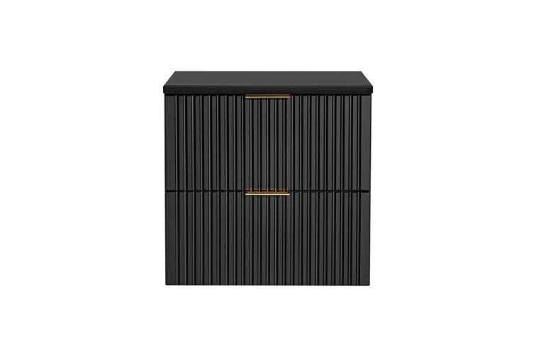 Zestaw Szafka pod Umywalkę z Blatem ADB B 60cm Czarny