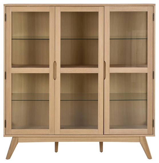 Witryna MARTE 140 cm Dąb Bielony