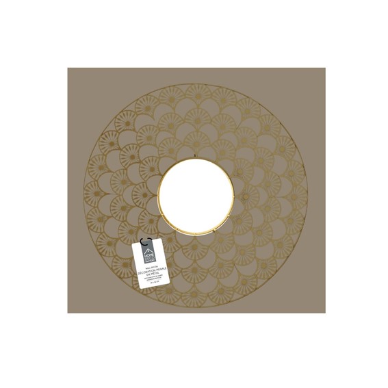 Lustro MANDALA 70cm Złoty