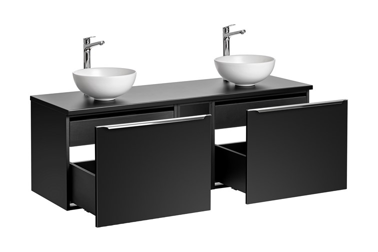 Zestaw Mebli Łazienkowych SFBL B UN. LOLA GW 140cm Czarny