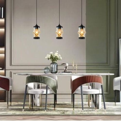 Lampa Wisząca ZAIN 3L Czarny