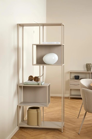 Regał SEAFORD II Beżowy