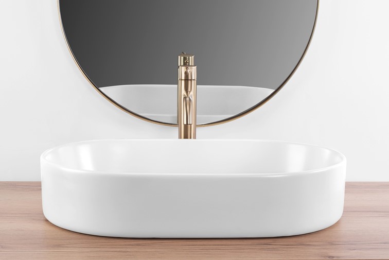 Umywalka Nablatowa NADIA 60 MATT Biały